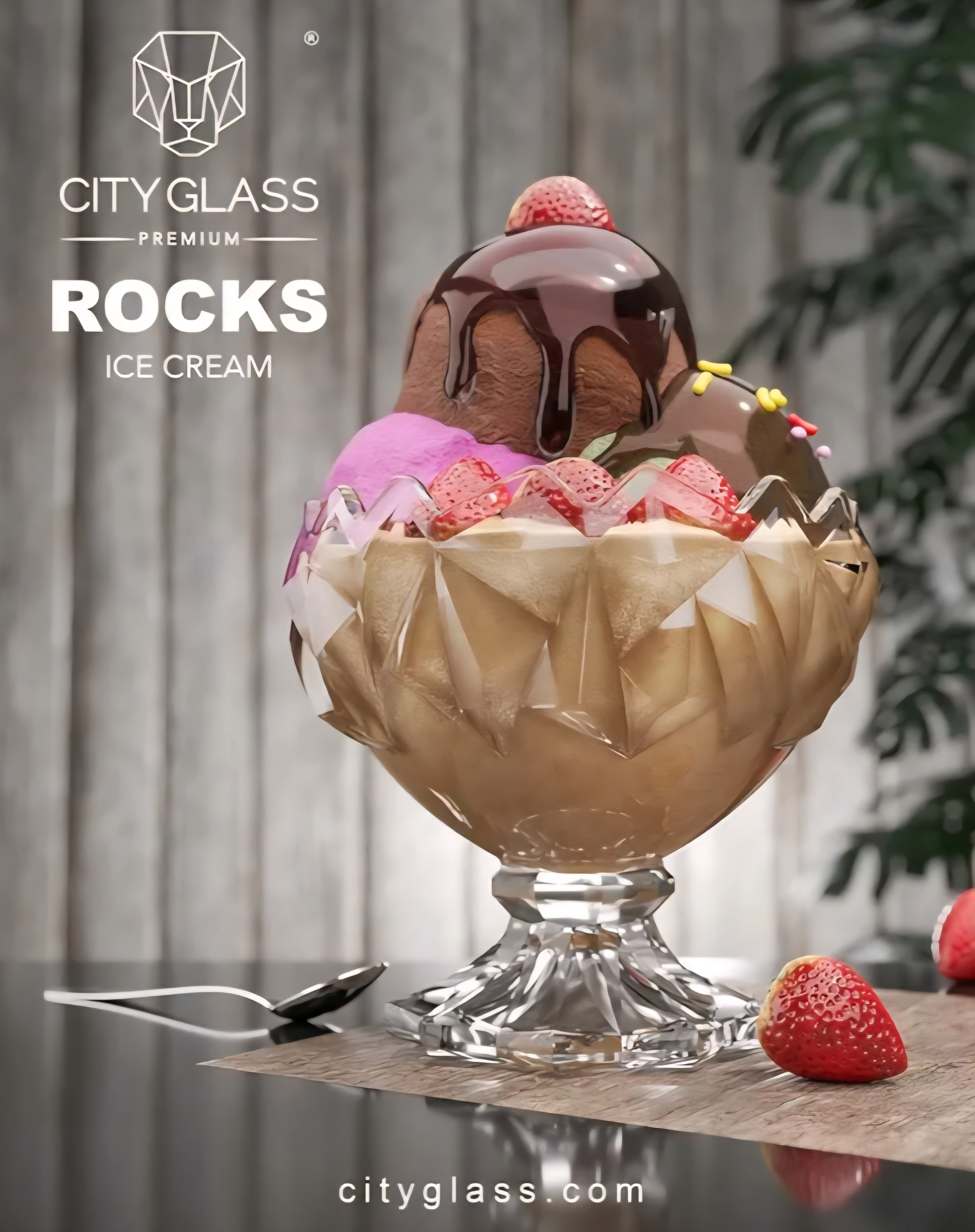 طقم ٢ ق بولات زجاج